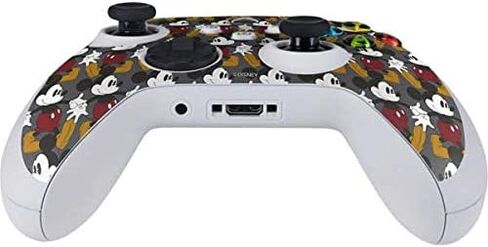 Skinit Decal Gaming Skin Compatible with Xbox Series S Controller - Officially Licensed Disney Mickey Mouse Shape on Marble Design in Kuwait