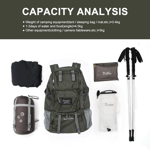 حقيبة تحمل على الظهر على الظهر على الظهر على الظهر على الظهر على ظهر حقيبة ظهر خفيفة الوزن للرجال والنساء على الظهر التخييم في الهواء الطلق. in Kuwait