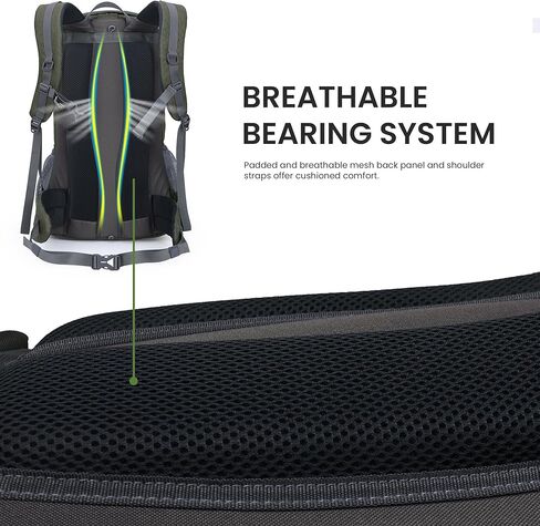 حقيبة تحمل على الظهر على الظهر على الظهر على الظهر على الظهر على ظهر حقيبة ظهر خفيفة الوزن للرجال والنساء على الظهر التخييم في الهواء الطلق. in Kuwait