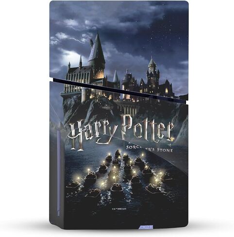 Head Case Designs Officially Licensed Harry Potter Castle Graphics Vinyl Sticker Gaming Skin Decal Cover Compatible With Sony PlayStation 5 PS5 Slim Disc Edition Console & DualSense Controller in Saudi Arabia