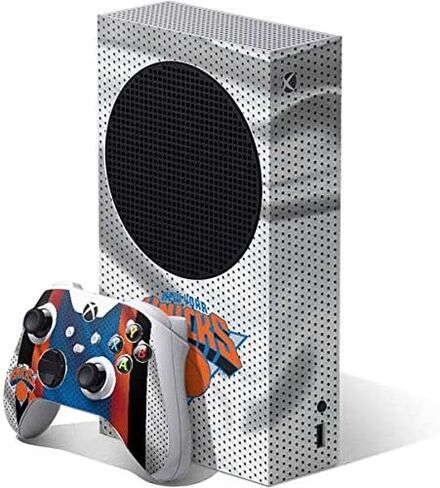 ألعاب Skinit Scenit Gaming Skin متوافقة مع حزمة Sbox Series S - NBA NBA New York Knicks Away Jersey Design in Kuwait