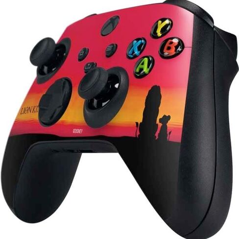 Skinit Decal Gaming Skin Compatible with Xbox Series X Controller - Officially Licensed Disney The Lion King Simba On Pride Rock Design in Kuwait