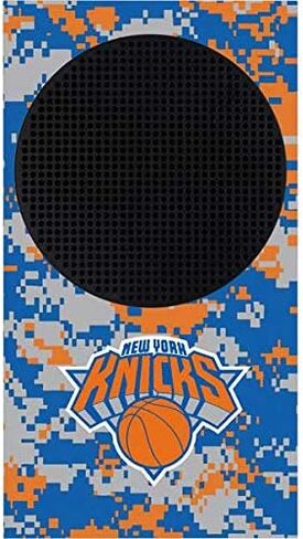 ألعاب Skinit Scenit Gaming Skin متوافقة مع حزمة Sbox Series S - NBA NBA New York Knicks Away Jersey Design in Kuwait