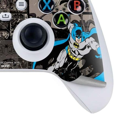 Skinit Schecal Gaming Gaming Skin متوافق مع وحدة التحكم S -Series S Series - مرخص رسميًا DC Comics Batman Vintage Action Design in Kuwait