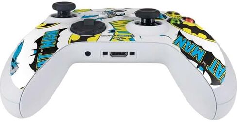 Skinit Schecal Gaming Gaming Skin متوافق مع وحدة التحكم S -Series S Series - مرخص رسميًا DC Comics Batman Vintage Action Design in Kuwait