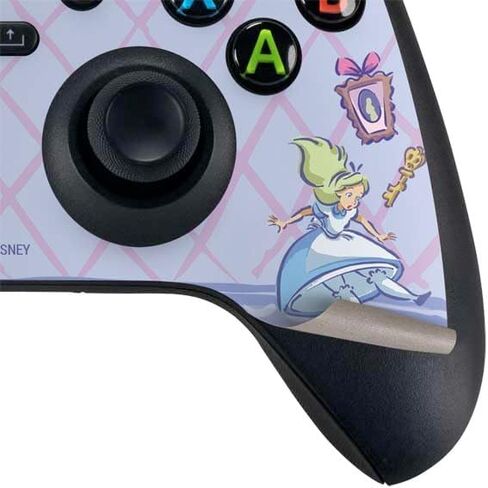 Skinit Decal Gaming Skin Compatible with Xbox Series X Controller - Officially Licensed Disney Alice in Wonderland (Animated) Mushrooms Print Pattern Design in Kuwait