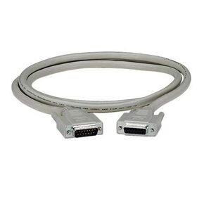 Black Box Serial Cable - DB-15 (M) to DB-15 (F) - 15 ft - thumbscrews