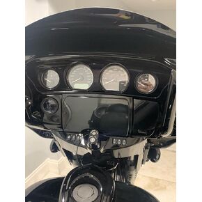 Roadie Splash Covers for Harley Davidson Motorcycles, Radio Speakers, Harley Davidson Accessories, Weather Resistant Radio Covers, Motorcycle Radio (Batwing)