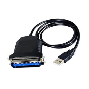USB إلى كبل الطابعة الموازية ، 36Pin USB Port Adapter Adapter Cable Lead IEEE1284 FIT Compatible Computer PC Lead Lap Op