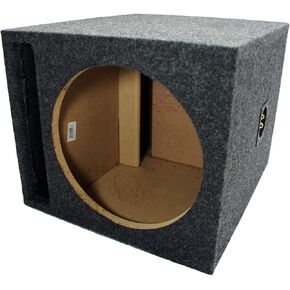 American Sound Connection Car Audio Single 12 "SPL Bass Subwoofer Labyrinth Vent Sub Box Setreo العلبة