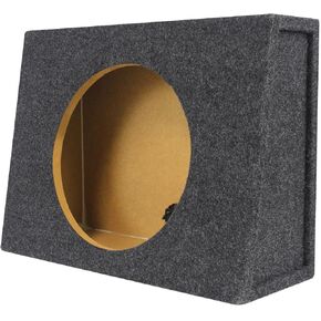 Rockville RSST12 0.9 cu.ft. Sealed 12" Car/Truck Subwoofer Enclosure, Shallow Mount, Compact Design for Tight Spaces
