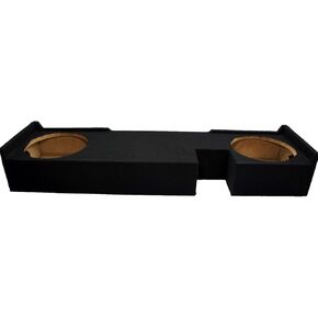 American Sound Connection Compatible with Ford F150 Extended Super Cab Truck 2000-2003 Dual 12" Subwoofer Sub Box Speaker Enclosure