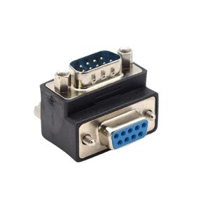 DB9 Serial Port Head DB9 Solderless Connector RS232 Connector 485 Male Head 1pcs and Female Head 1pcs(Female to Male)