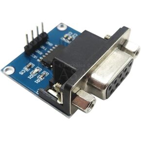 1Pcs/Lot Max3232 Rs232 to Serial Port Converter Module Db9 Connector Max232 in Stock