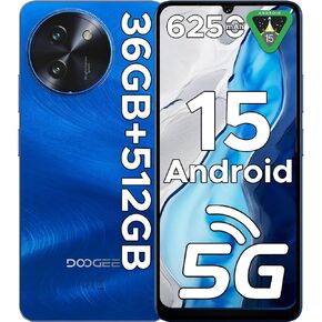 DOOGEE Note 59 Pro+ 5G Android 15 Unlocked Cellphone, 36GB+512GB/2TB Expand Mobile Smartphone with 6.75" HD+ Display 120Hz, 6250mAh,5G Dual Sim Cell Phone, Face ID/Fingerprint/Widevine L1/NFC/OTG