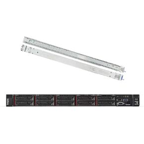 Lenovo ThinkSystem SR250 Rack Server with Rail Kit, Intel Xeon E-2136 6-Core 3.3GHz, 32GB DDR4, 16TB HDD, RAID (Renewed)