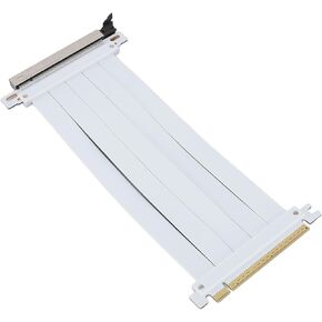 PCIE Riser Cable,Convenient Installation GPU Extension Riser Cable,High Frequency Low PCB GPU PCIE 5.0, with 4.0 (50cm)