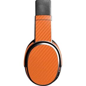 Skinit Decal Audio Skin Compatible with Skullcandy Crusher Wireless - Orange Carbon Fiber Specialty Texture Material Design