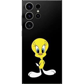Skinit Decal Phone Skin Compatible with Galaxy S24 Ultra - Officially Licensed Looney Tunes Tweety Bird iPod Design