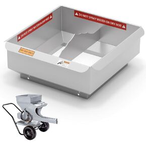 MMAC-0123 Hopper Extension, Compatible with Mud Mixer MMXR-3221, Increased Dry Mix Capacity From 120 Pounds to 300 Pounds, Anti-Rust Nano Coating, for large-scale construction and yard renovations