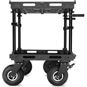 PROAIM 30" Atlas V2 Video Production Camera Cart for Film/Studio/Stage. Payload up to 300kg/660lb. Includes Dovetail Lock Wheels & Adjustable Handles (CT-ATLS-30)