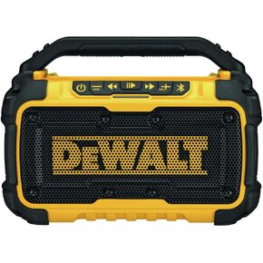 Dewalt DCR010R 12V/20V MAX Lithium-Ion Jobsite Corded/Cordless Bluetooth Speaker (Tool Only) (Renewed)