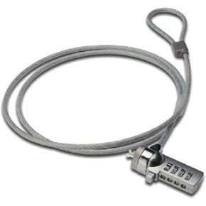 1Pcs Lock Laptop Computer Password Lock 1.2 Meters /1.1 Meters Wire Rope Protection Keys Lock Accessories(B1Pcs 1.8 Meters)