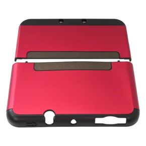 Protector Case Cover with Hard Shell Compatible for New Nintendo 3DS LL XL 2015 Version, Washable and Easy to Install - Red by Acupress