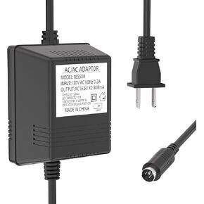 18.5VX2 500mA AC Mini 3 Pin Power Adapter Compatible with Behringer XENYX (502, 802, 1002),PSV3UL, MXVL3 MX602A, UB502, UB802, UB1002, Q502USB, Q802USB, Q1002USB,Eurorack Mixers (FX-18B-MP3)