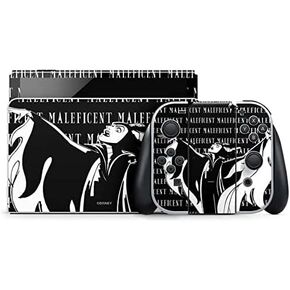 Skinit Decal Gaming Skin Compatible with Nintendo Switch OLED (2021) - Officially Licensed Disney Villains Ursula Ariel and Flounder Design