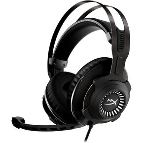 HyperX Cloud Revolver - Gaming Headset with HyperX 7.1 Surround Sound, Signature Memory Foam, Premium Leatherette, Steel Frame, Detachable Noise-Cancellation Microphone (Renewed)