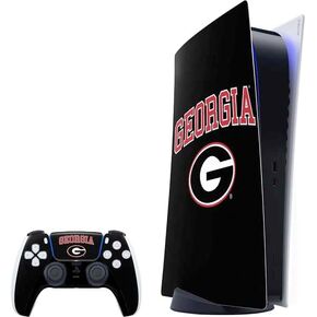 Skinit Decal Gaming Skin Compatible with PS5 Bundle - Officially Licensed University of Georgia Dawgs Design
