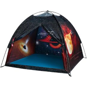 Play Tent for Boys and Girls- Space Shuttle Atlantis with Hubble Dome Tent for Kids Gift- ToddlerPop Up Tent Playhouse for Indoor Imaginative and Physical Play- 47" x 47" x 43" (Hubble)