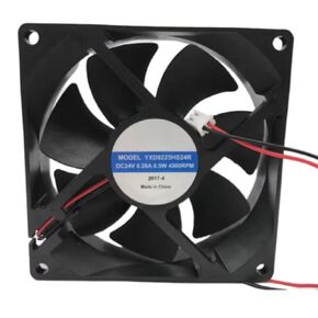 YXD9225HS24R Fan 9.2CM for 24V 0.28A 9225 92X92X25MM 2-Wire Cooling Fan