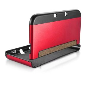 Protective Case Cover with Hard Shell Skin Compatible for New Nintendo 3DS XL LL, Anti-Scratch and Anti-Slip - Red by Acupress