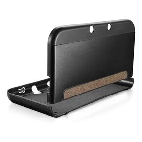 غطاء حالة الحامي الأسود مع قذيفة صلبة متوافقة مع Nintendo 3DS LL XL بواسطة Auvress