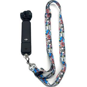 Adjustable Neck Shoulder Strap For DJI Osmo Pocket 3/2 Creator Combo Vlog Camera Mount Accessories,Hand Free Lanyard Belt Sling With 1/4 Inch Screw For Insta360 X5/X4/Go3S Action Camera