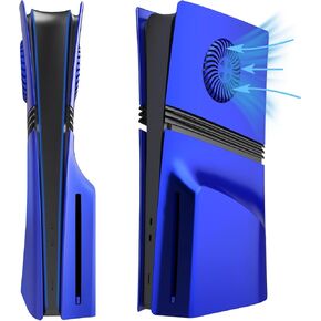 for P5 PRO Digital Console Cover Case Plates Ventilated Version Housing for P5 PRO Optical Drive Replacement Faceplate Cover Blue Color Protective Shell (Optical Drive Version)