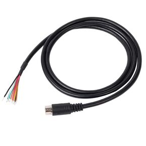 10 Pin Mini Din to Bare Wires Yaesu CT-167 Data Cable for Yaesu FTM-100D/DE/DR FTM-200DE FTM-400D/DE/DR FTM-300D/DE/DR (3.2 ft/1M)