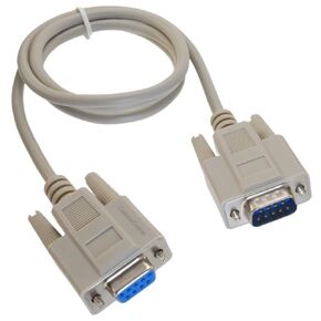 CablesOnline 3ft DB9 Serial Male to Female 9-Wire Straight Thru Extension Cable (S-3003)