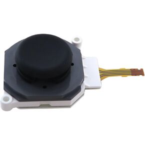 Replacement Analog Joystick Thumb Stick Thumbstick & Black Rocker Cap for Nintendo 2DS/3DS/3DS XL/LL