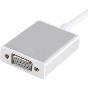 Keenso USB 3.1 Type C to VGA محول خفيفة الوزن من الألومنيوم المحمولة الإشعاع الجيد لسبائك الألومنيوم الفضي 12 بوصة (الذهب) in Saudi Arabia
