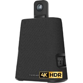 Kandao Meeting Ultra Standard-360 ° 4K All-in-One Carame ، Tracking AI ، 8 ميكروفونات إلغاء الضوضاء ، نظام بناء ، يعمل مع Zoom ، Google Meet ، Microsoft Teams-Plug & Play (2025)