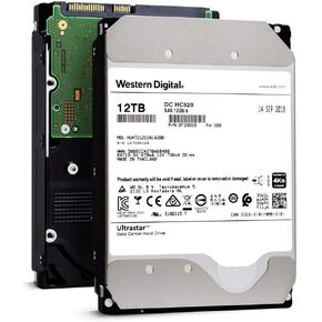 HGST WD Ultrastar DC HC520 HUH721212AL4200 12TB HDD 7200 RPM SAS 12Gb/s Interface 4Kn ISE 3.5-Inch Helium Data Center Enterprise Internal Hard Disk Drive, Model: 0F29560