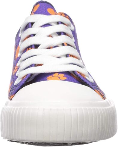 حذاء FOCO Clemson Tigers NCAA للسيدات ذو طباعة متكررة منخفضة الأعلى - 7 in Saudi Arabia