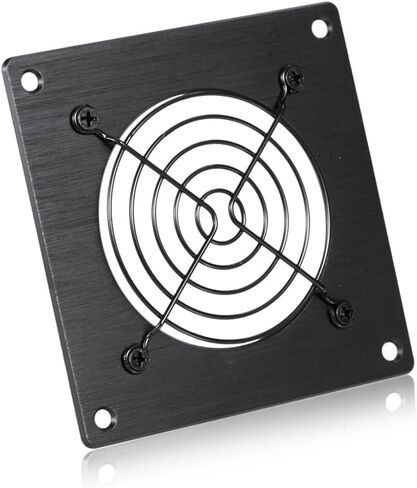80mm Ventilation Grille for PC Computers & AV Electronic Cabinets - Includes Fan Mounting Bracket, Protective Mesh Panel, Optimizes Server Cabinet Airflow & AV Rack Cooling in Kuwait