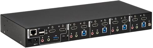 Tripp Lite 4-Port DisplayPort KVM Switch, Control Two Devices with Two Monitors Desktop Switch, UHD 4K @ 60Hz Video, Two USB 3.2 Gen 1 Ports, 3-Year Warranty (B006-DP2UA4) in Kuwait
