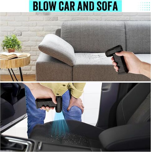 Duster Air Duster 250000 دورة في الدقيقة منفاخ هواء اللاسلكي مع 4 تروس قابلة للتعديل الكهربائية لتنظيف لوحة المفاتيح كمبيوتر in Saudi Arabia