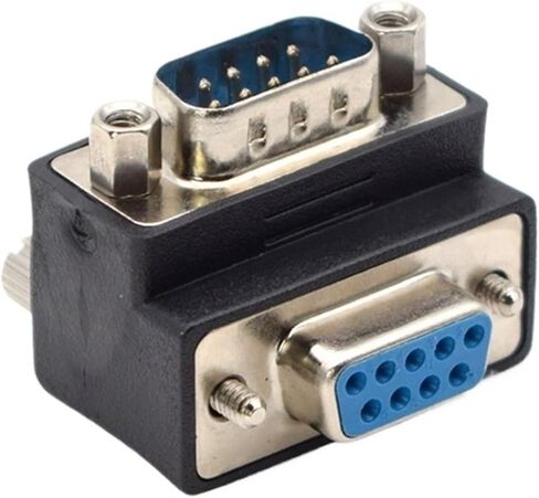 DB9 Serial Port Head DB9 Solderless Connector RS232 Connector 485 Male Head 1pcs and Female Head 1pcs(Female to Male) in Saudi Arabia