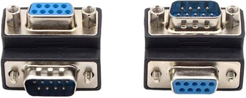 DB9 Serial Port Head DB9 Solderless Connector RS232 Connector 485 Male Head 1pcs and Female Head 1pcs(Female to Male) in Saudi Arabia